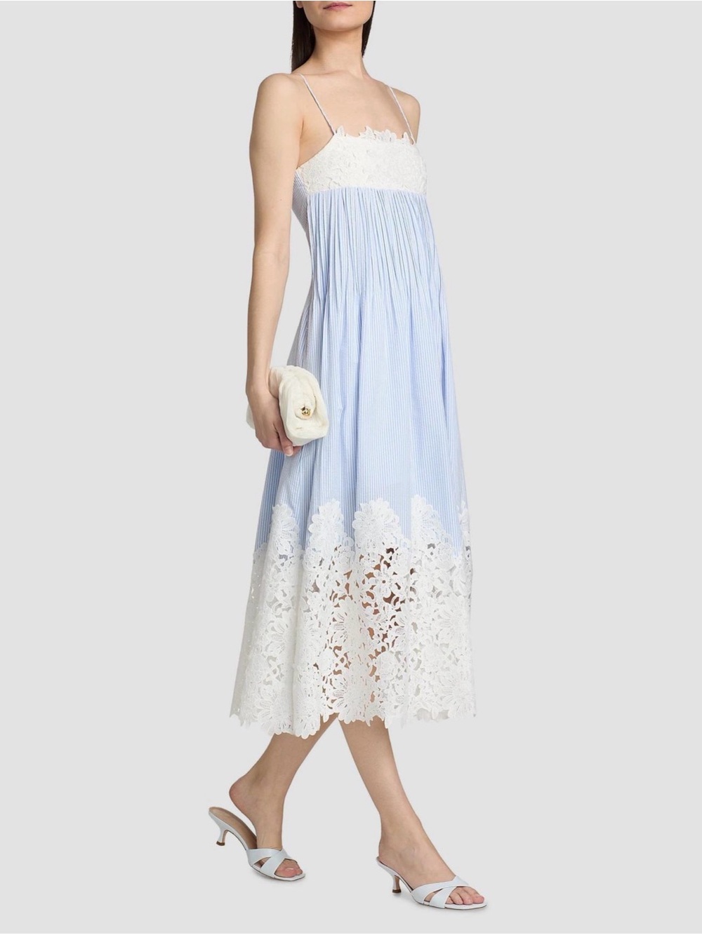 Generation Love Juniper Lace Combo Seersucker Dress